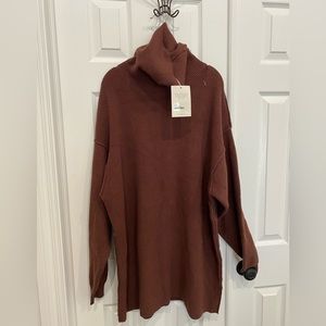 New! Bohme oversized brown turtle neck sweater